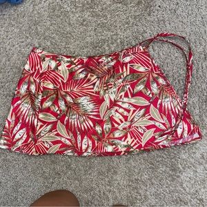 Red Catalina bikini wrap